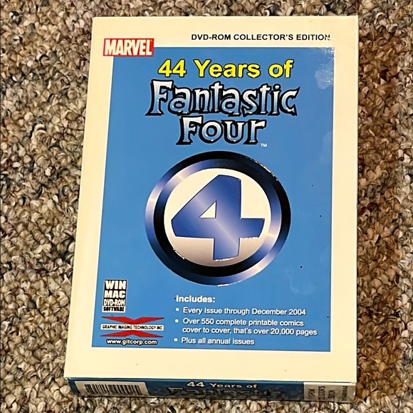 Marvel Fantastic Four 44 Years DVD-ROM - Picture 1 of 11